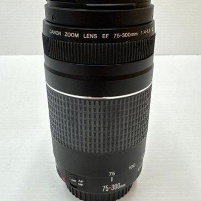 1832 • canon zoom lens ef 75 300mm 1 4 5.6 ii 58mm