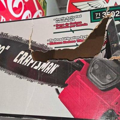 #2078 • NEW!!! Craftmans 20" Gasoline Chain Saw

