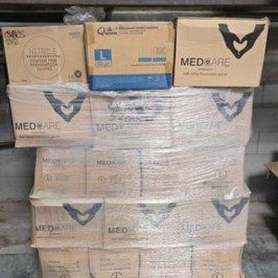 2704 • pallet of (l) medcare gloves
