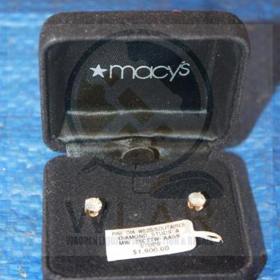 Sale Photo Thumbnail #138: VERIFIED .80 CARAT W/14K STEM
