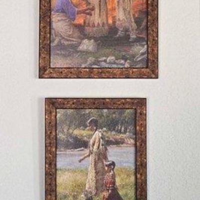 #6535 • (2) Martin Grelles Framed Canvas
