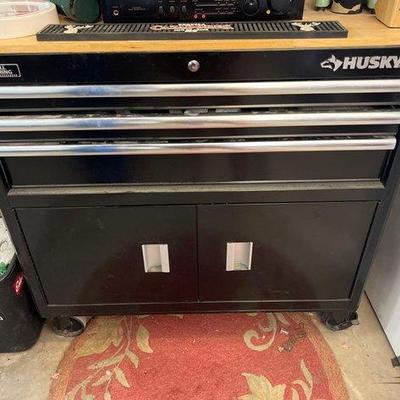 #1810 • Husky Tool Box full of miscellaneous
