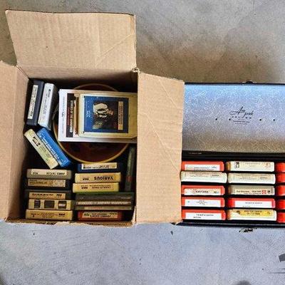 #2085 • (2) Boxes of 8 Track Cassettes
