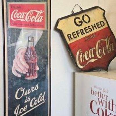 #2230 • Coca Cola Sign & Picture
