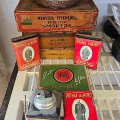 #1070 • Prince Albert Tobacco Tins, Cigar Boxes & More
