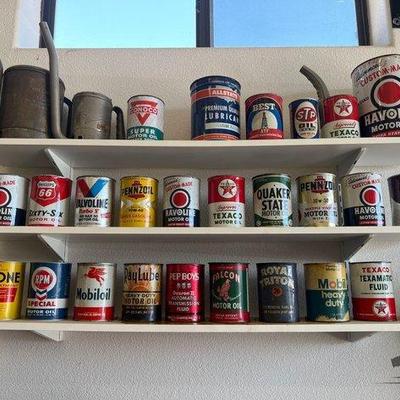 #1905 • (28) Oil Cans

