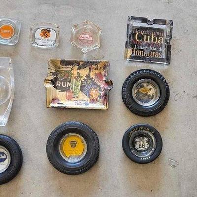 #1075 • (10) Ash Trays
