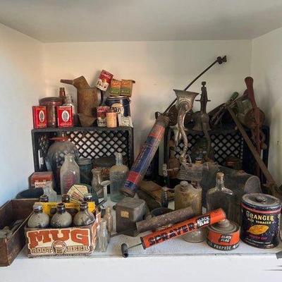 #2550 • Bottle’s, Containers, Tools and Miscellaneous
