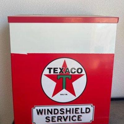 #1970 • Texaco Windshield service container
