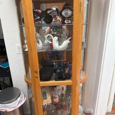 #9904 • Glass Curio Cabinet
