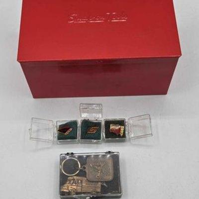 #52 • Metal Snap On Box & Snap On Pins

