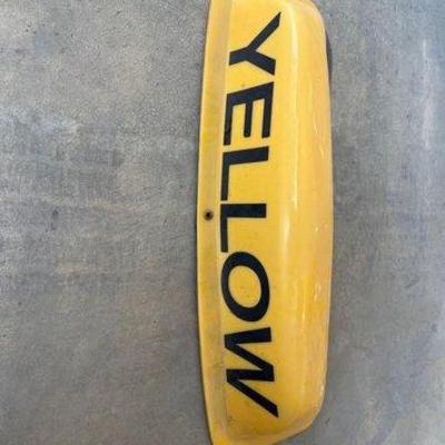 #1975 • “Yellow” taxi light cover

