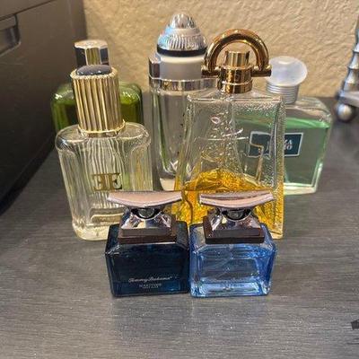 #7028 • 8 Cologne Bottles
