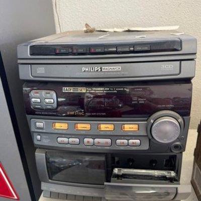 #1815 • (1) Phillips Magnavox and (2) Speakers
