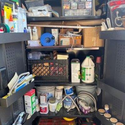 #1990 • Craftsman Tool Cabinet full of supplies
