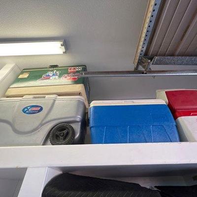 #2510 • (5) coolers
