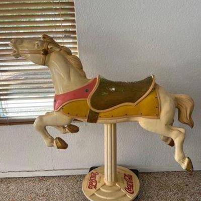 #8118 • Coca-Cola Carousel Horse
