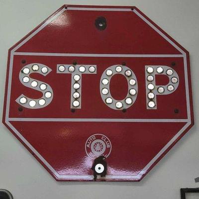 #1475 • So. Cal Auto Club Stop Sign
