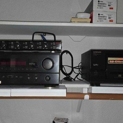 #6000 • Pioneer Compact Disc Player & Denon AM/FM Receiver
