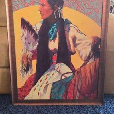 #6525 • Terry Cooke Hall Framed Canvas
