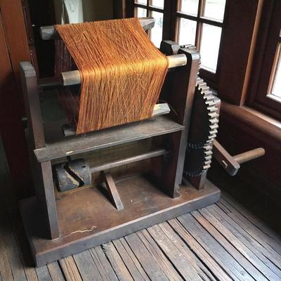 Antique japanese zakuri or silk winding wheel
