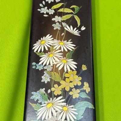 English lacquer glove box circa 1880