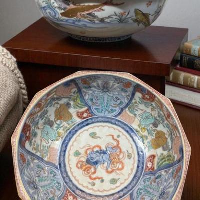 Ca 1850 japanese imari porcelain bowls