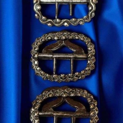 Antique georgian shoe buckles circa 1790