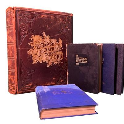 Ohio biographical record and blue books