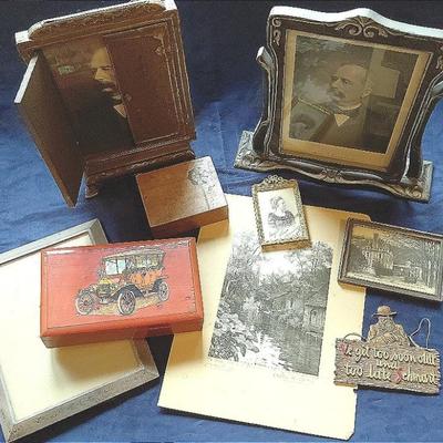Antique frames and decor