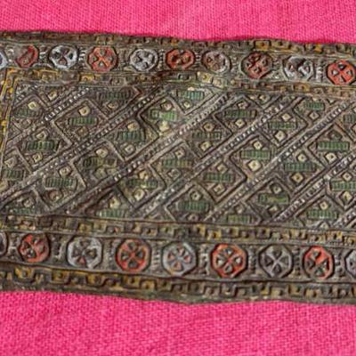 Franz bergman signed metal rug sculpture