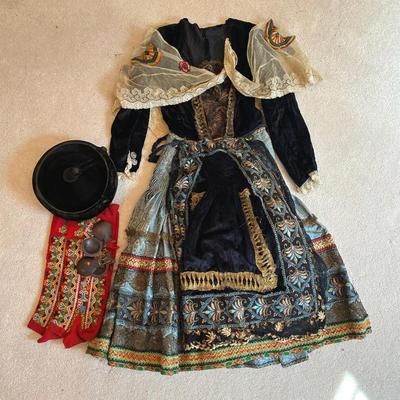 Antique Spanish Flamenco Costume 