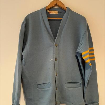 Vintage Shannon & Johnson Mills Varsity Style Sweater 