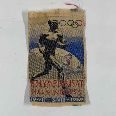 1952 helsinki olympics silk patch