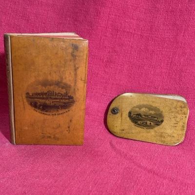 Antique mauchline ware notebook and faithful promiser book