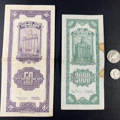 Republic of China Bills And Coins