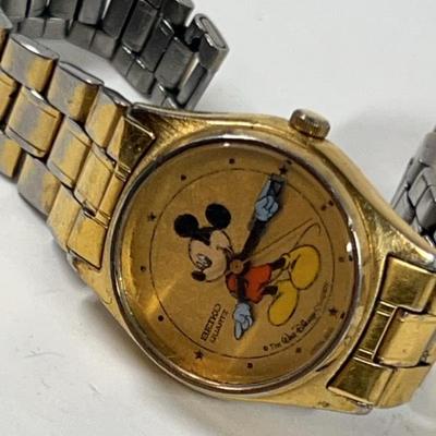 Disney seiko mickey mouse watch ladies starburst