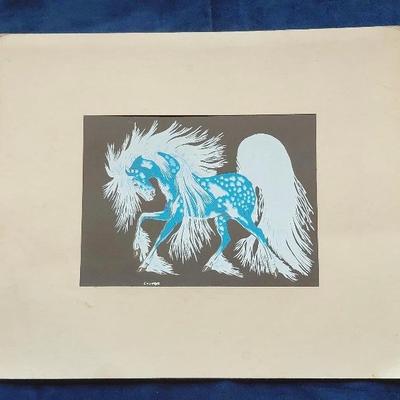 Woody crumbo spirit horse print numbered