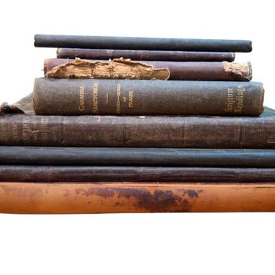 Antique music studies charts, scores