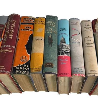 Lincoln Book Lot, Sandburg, Basler, Monaghan