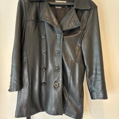 Jones New York Men’s Leather Coat 