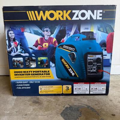 Work Zone 2000Watt Inverter Generator 