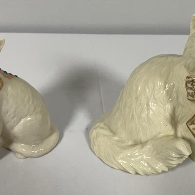 2 Lenox Cat Figurines