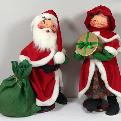 Annalee Christmas Delivery Santa Claus & Mrs. Claus 1996 Dolls - 2FT Tall