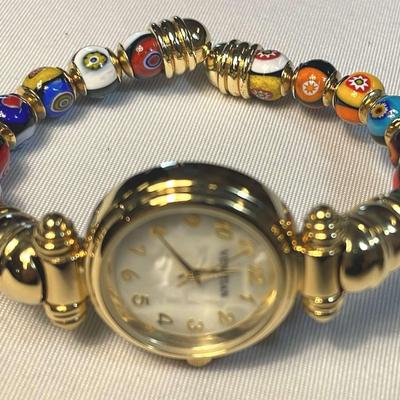Venetian Italian Genuine Marano Glass Watch 