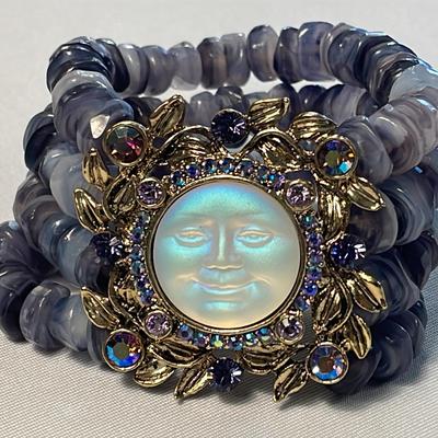 Kirks Folly ‘Crystal Dream Seaview Moon’ Stretch Bracelet 