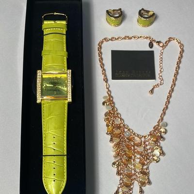 Joan Rivers Watch, Earrings & Necklace 