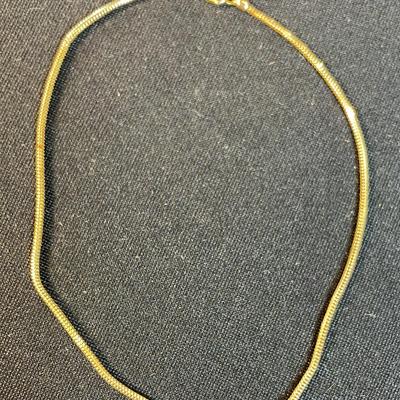14K Snake Chain 10” Anklet