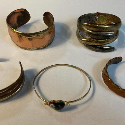 Multi Metal Cuffs (3) & Bracelets (2)
