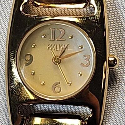 Ecclissi Women's Liquid Sterling Silver Gold Tone Wrist Watch